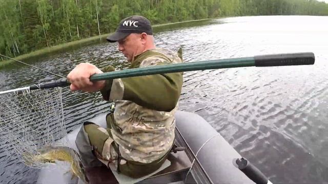 Рыбалка на озере.Спиннинг. Удачный день. Щуки и окуньки любят наши снасти)))Июнь 2020. смотреть онлайн