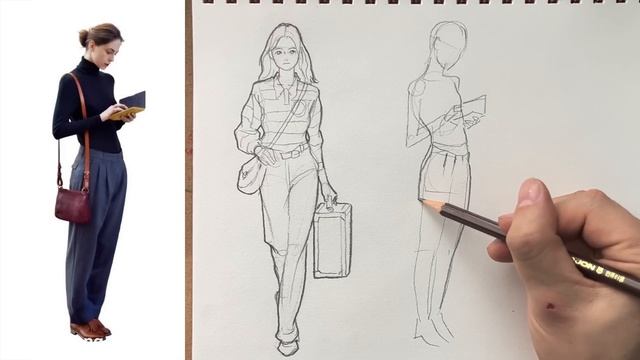 Full Body & Outfit Drawing Practice смотреть онлайн