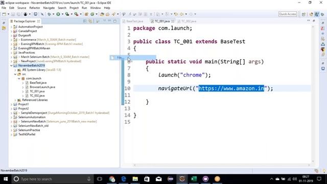 SELENIUM with Real Time Project tutorial || Demo - 2 || by Mr. Ravi Kanth On 01-11-2019 смотреть онлайн