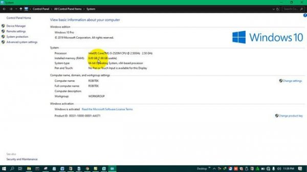 Computer System Properties
