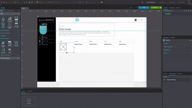 How to customize a data list in your web wireframes смотреть онлайн