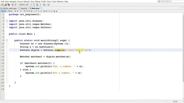 integer & double identifier in Java using regex смотреть онлайн