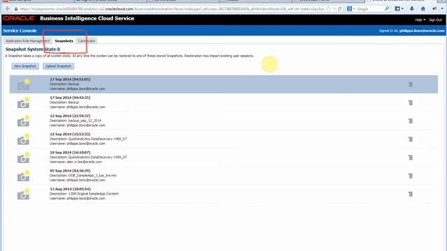 How to deploy a Snapshot App to BI Cloud Service смотреть онлайн