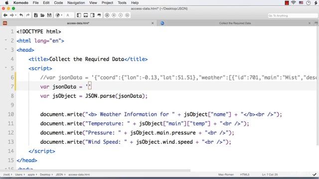 JSON in Action: Build JSON-Based Applications : Course Structure смотреть онлайн