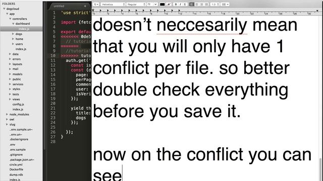 git conflict смотреть онлайн