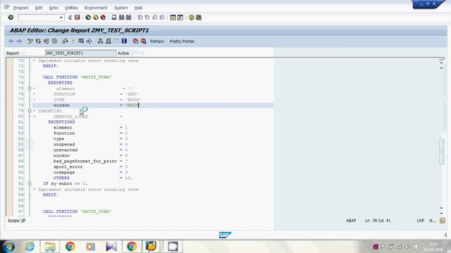 SAP Scripts Part 2 for Beginners with Real Time concepts by Goutham смотреть онлайн