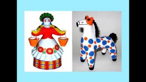 Русское народное творчество. История дымковской игрушки. Развивающие видео  "Лучик света".