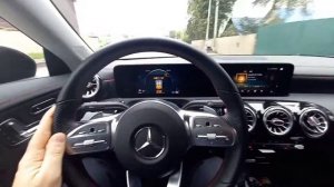 обзор в движении Mercedes CLA 200 . 2020г.