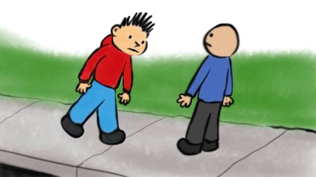 Social anxiety walking down the street смотреть онлайн