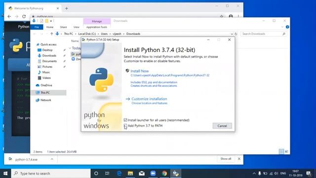 How to install Python Windows OS смотреть онлайн