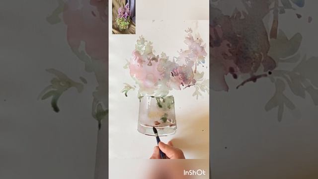 Весенние цветы   Марина Ласаева #акварель #watercolor