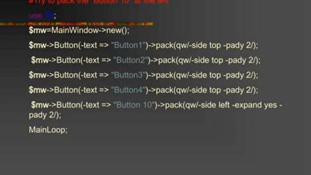 perl tk смотреть онлайн
