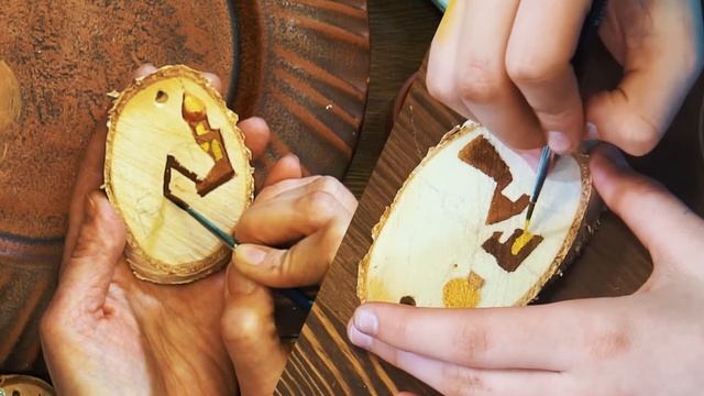 РОСПИСЬ деревянной ЁЛОЧНОЙ ИГРУШКИ | МАСТЕР-КЛАСС смотреть онлайн