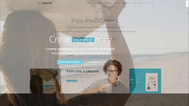 Unicon | Design-Driven Multipurpose WordPress Theme смотреть онлайн