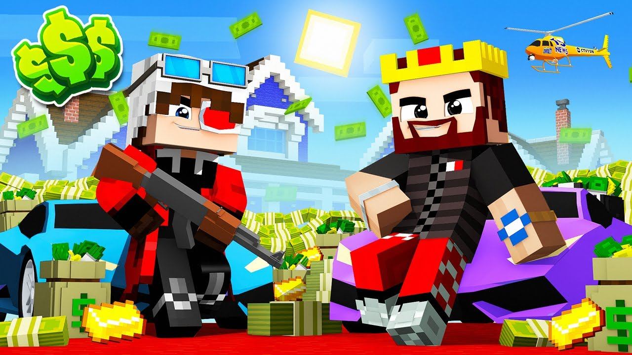 Я СТАЛ МАЖОРОМ И ЗАРАБОТАЛ 999.999! МАЙНКРАФТ Кастом Стив Хаос смотреть онлайн