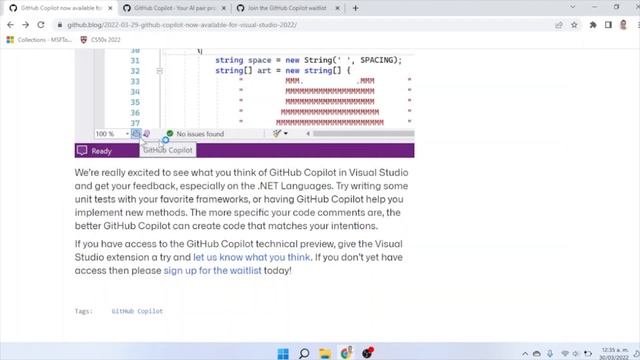 Como instalar la extension de GitHub Copilot para Visual Studio 2022 смотреть онлайн