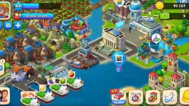 Township 65 level⭐ Играю в головоломку ТАУНШИП/Township 65 level⭐ Playing the Township puzzle game смотреть онлайн