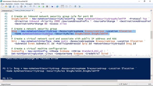Azure Tip: Mit der PowerShell in Azure ein Linux VM mit Docker Unterstützung bereitstellen смотреть онлайн