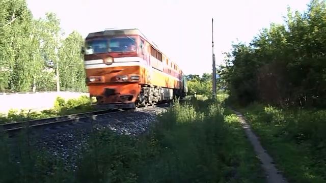 ТЭП70-0567 с пригородным Ижевск-Ува смотреть онлайн