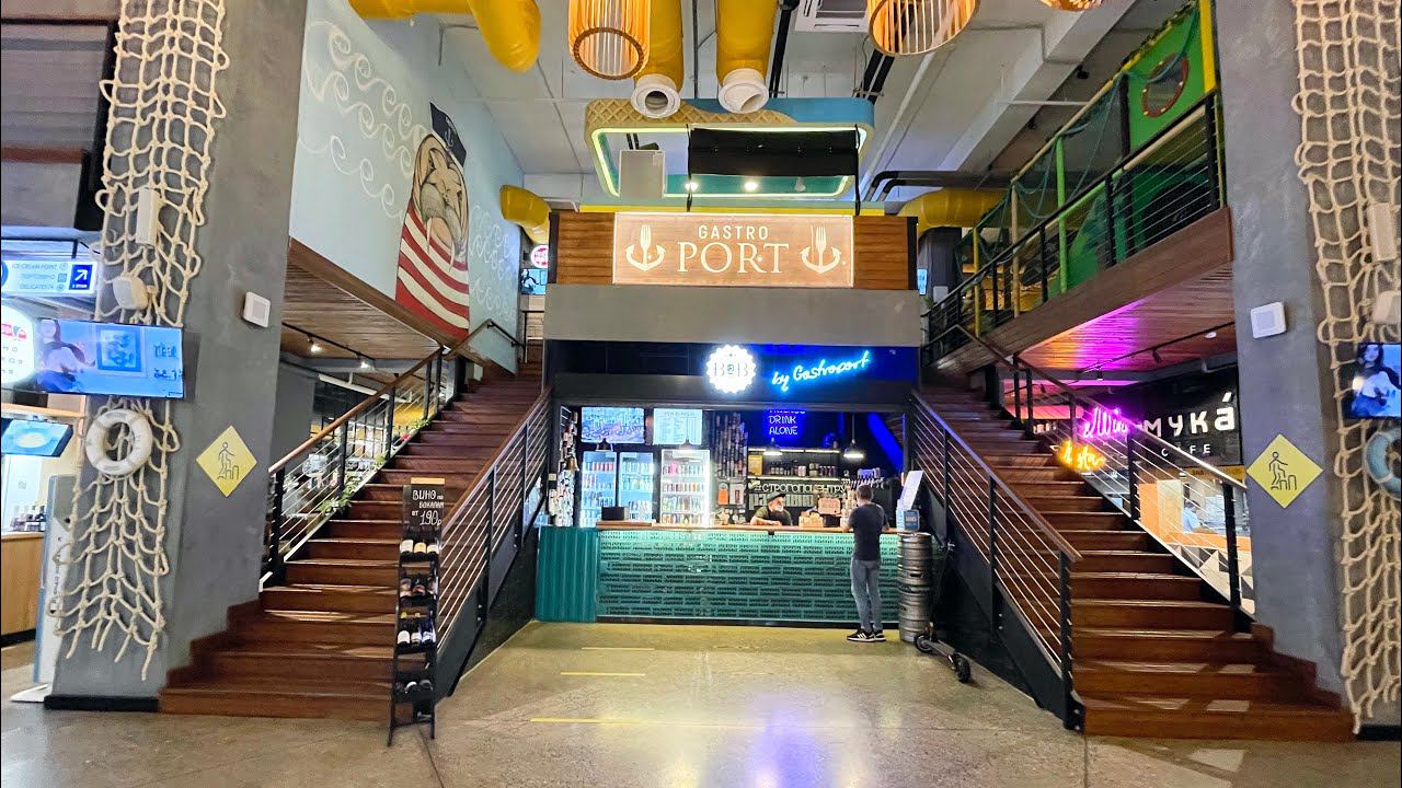 Где вкусно и недорого поесть в Сочи. Gastro Port Sochi. смотреть онлайн