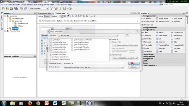 Como cambiar la apariencia en tus ventanas de proyectos de NetBeans java.cc смотреть онлайн