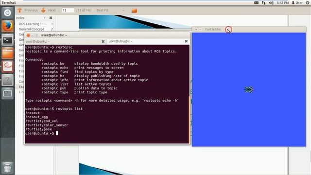 ROS learning 2: node and topic смотреть онлайн