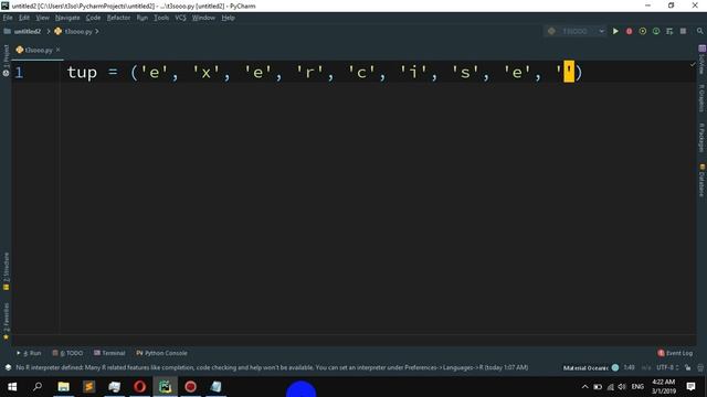 How to convert a tuple to a string in Python смотреть онлайн