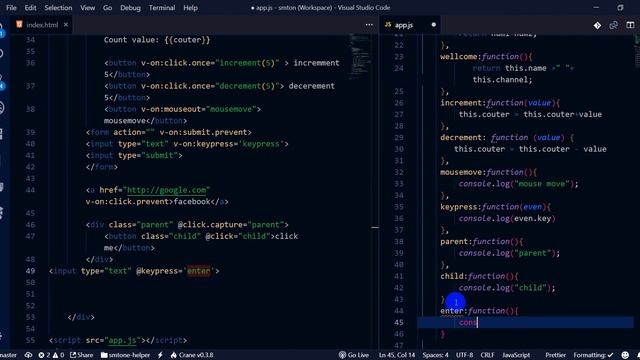 Vue Js Tutorial for beginners in BANGLA(#17) key modifier enter смотреть онлайн