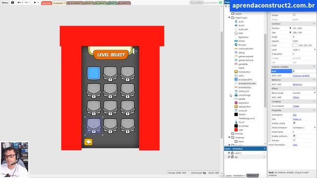 Como criar um jogo estilo Brick Breaker Aula 15 - Curso Construct 3 смотреть онлайн