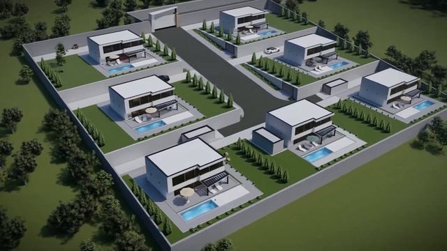 Коттеджный посёлок в стиле хай-тек | Сочи смотреть онлайн