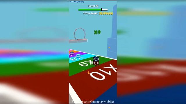 Merge Road Cube 2048 - Gameplay Walkthrough - Levels 1-40 смотреть онлайн