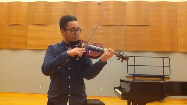 Alem Ballard - Bach Partita No. 3 (minuet 1 & 2)