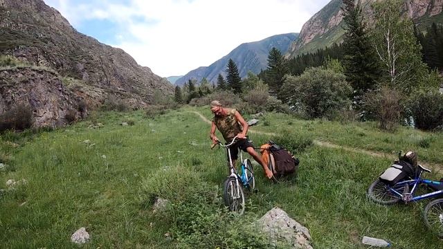 Одиночное велопутешествие по Алтаю. Гл.7-"Тропа", день 10. смотреть онлайн