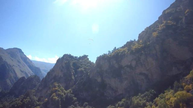 Чегем. Полеты на параплане. Сентябрь 2019 смотреть онлайн