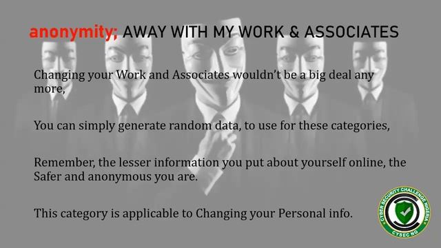 CYSEC NG Alerts Webinar - ANONIMITY: The Art of Leaving No Digital Footprints смотреть онлайн