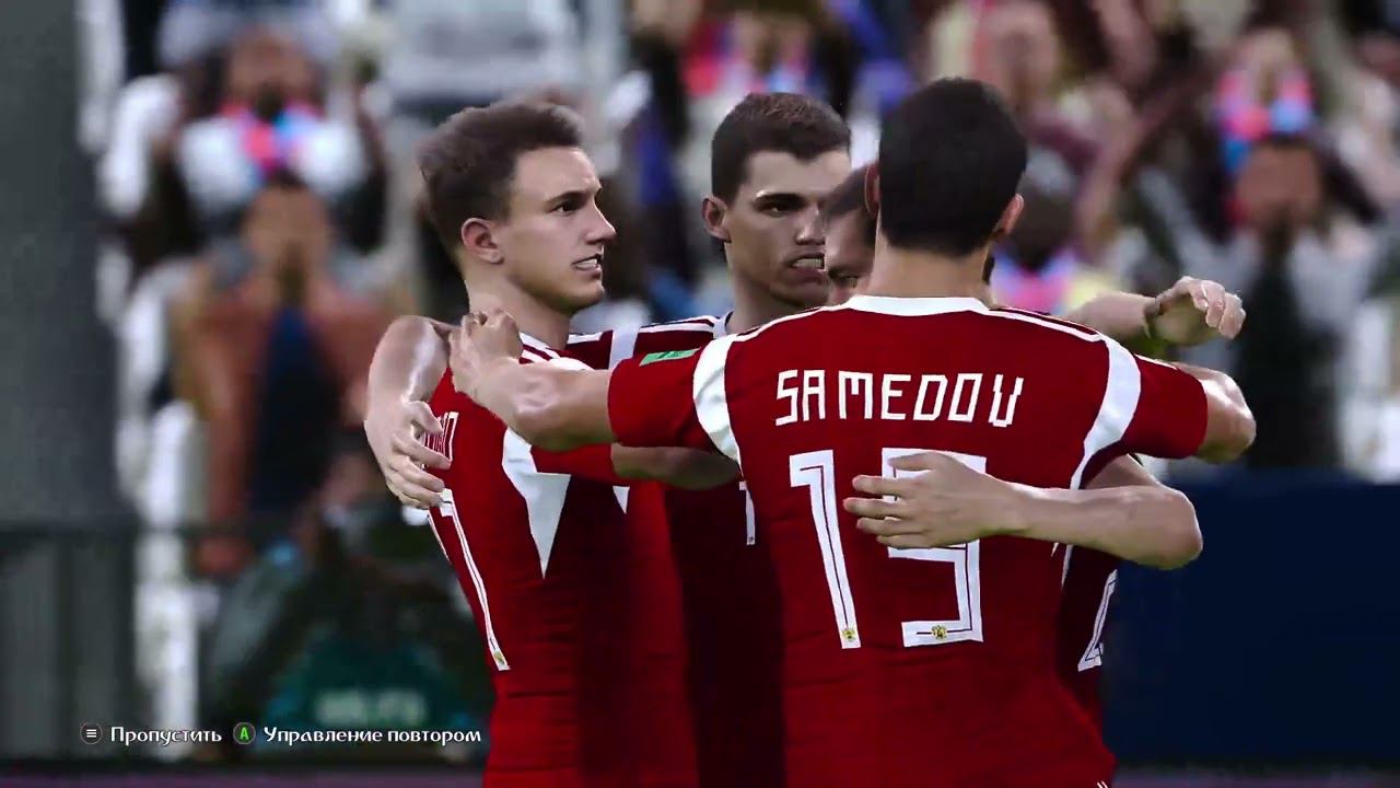 PES21. ЧМ-2018 ЗА СБОРНУЮ РОССИИ. 1/4 ФИНАЛА. МАТЧ ПРОТИВ ФРАНЦИИ. ЭТО БЫЛО КРАСИВО.