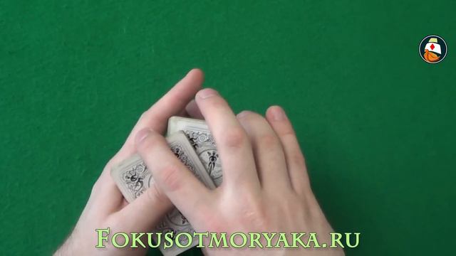 Easy card flourishes for beginners (tutorial) "Helix Cut". Флориши с картами (Обучение) смотреть онлайн