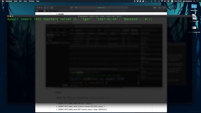 databases, lesson 1, part 2, practical part смотреть онлайн