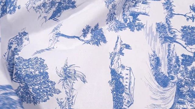 Ткань Перкаль 220 см 110 гр Жуи 71240 вид 1 основа смотреть онлайн