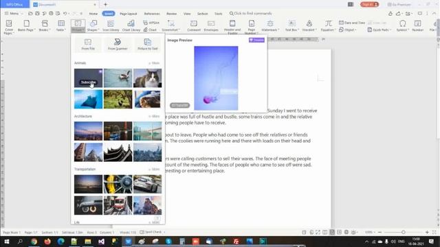 Insert Image in WPS Writer, Insert Picture in WPS Writer смотреть онлайн