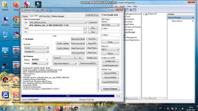 lenovo tab m8 frp bypass umt mtk tool (MT6761) смотреть онлайн