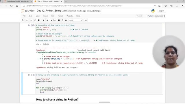 Day 12 - Python Strings смотреть онлайн