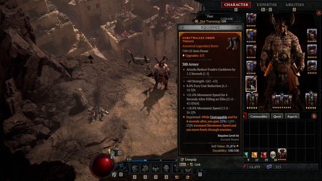 Whirlwind Barbarian Build Guide! Easy 50+ Nightmare Dungeon | Diablo 4 | Mid Endgame смотреть онлайн