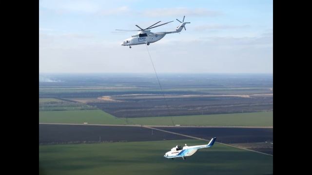 МИ-26 Русский вертолет способный поднять в воздух самолет! смотреть онлайн