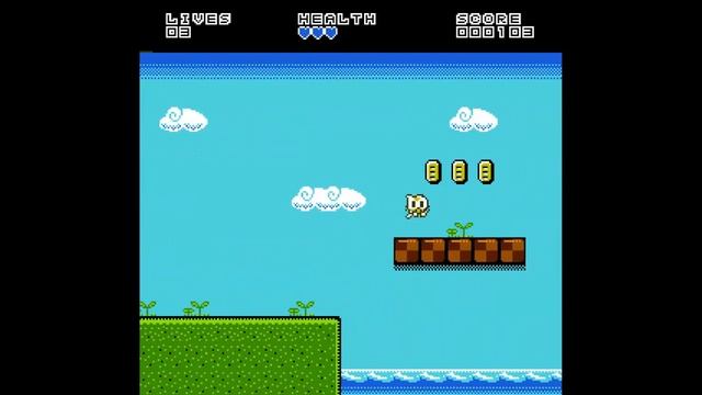Indie NES game: Ramen Adventure - NesMaker DEMO Platformer Game v.03 смотреть онлайн
