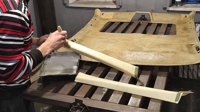 Перетяжка потолка в салоне авто / Снятие люка / OPEL / Repair car headliner / kéo trần trong ô tô смотреть онлайн