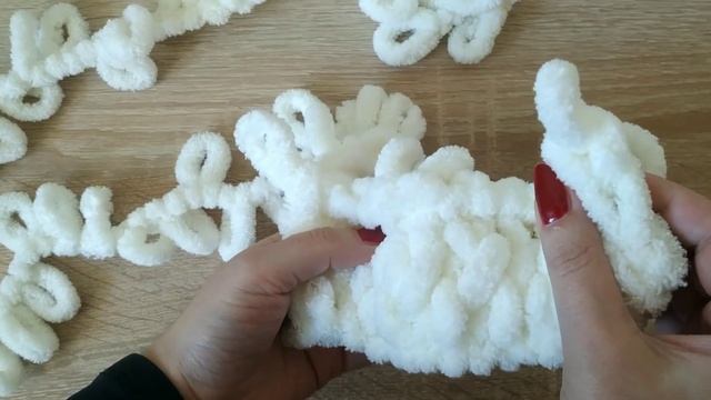 МК "Базовый курс вязания 4 видов петель" из пряжи Alize Puffy смотреть онлайн