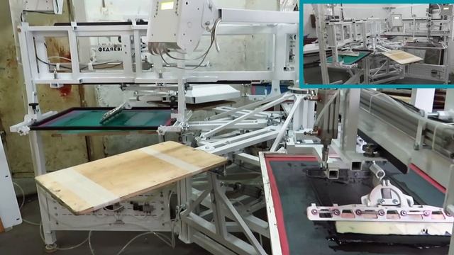 Карусель полуавтомат 4х цветная Шелкография смотреть онлайн