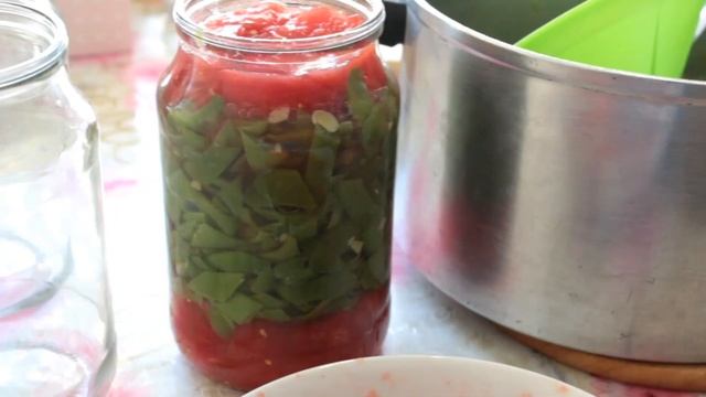 Спаржевая Фасоль НА ЗИМУ! /Green beans for the winter!/Qışa lobya bağlaması. смотреть онлайн