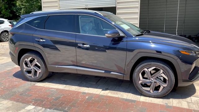 2022 Hyundai Tucson Hybrid Limited AWD in Deep Sea смотреть онлайн